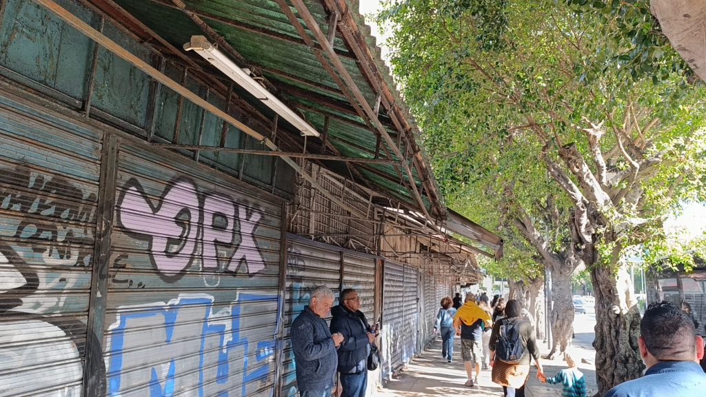 Protesta sulle ex baracche di piazza Giulio Cesare, Palermo