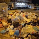 Rifiuti nel quartiere Montepellegrino, Palermo
