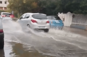Allagamenti a Palermo, maltempo, Mondello, via Principe di Savoia