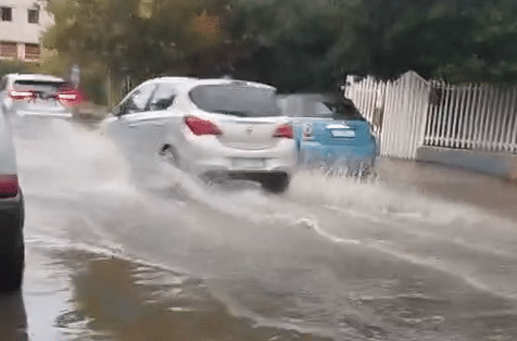 Allagamenti a Palermo, maltempo, Mondello, via Principe di Savoia