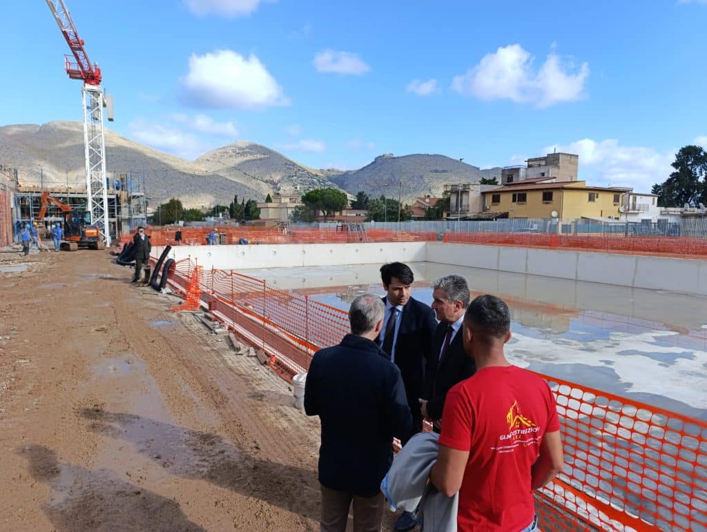 Piscina a Fondo Raffo, sopralluogo di Anello e Forzinetti