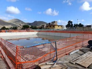 Piscina a Fondo Raffo, sopralluogo di Anello e Forzinetti