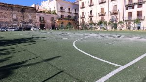Campetto di calcio a piazza Magione, Palermo, City Group