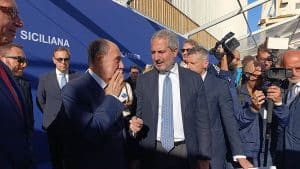 Varo traghetto Costanza I di Sicilia, Fincantieri Palermo