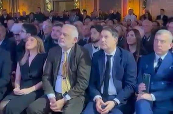 Giuseppe Milazzo a Villa Airoldi per vertice ECR-FdI