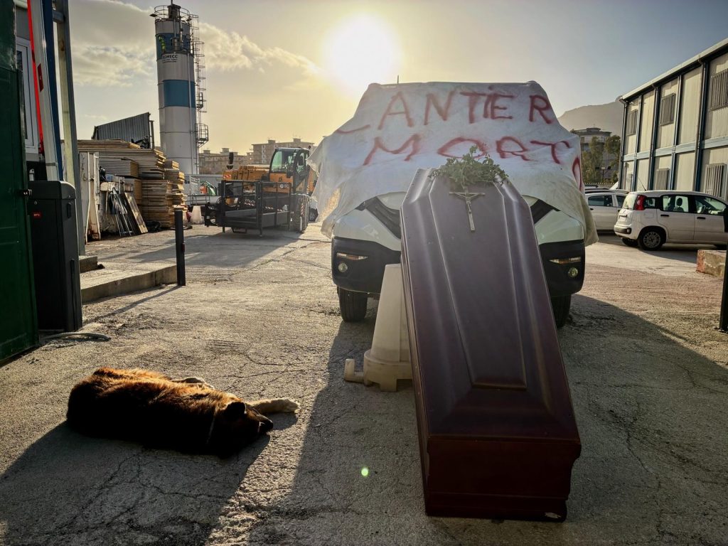 Protesta lavoratori ex Manelli, Palermo