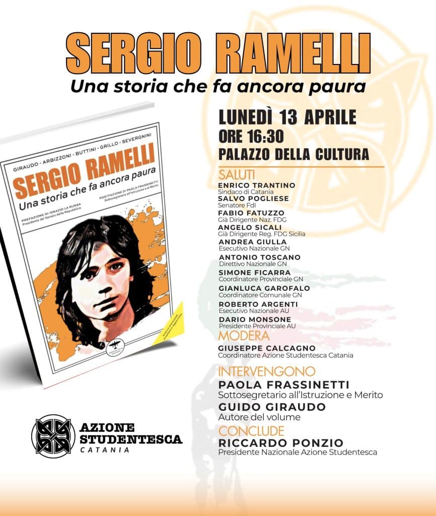 Sergio Ramelli. Una storia che fa ancora paura - Azione Studentesca Catania