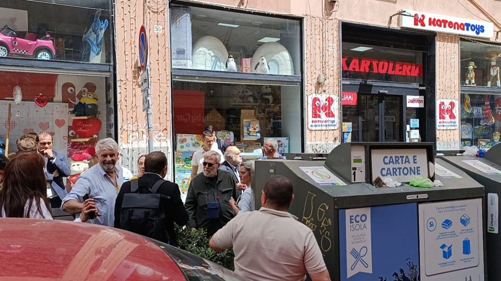 Protesta commercianti e residenti via Napoli, Palermo
