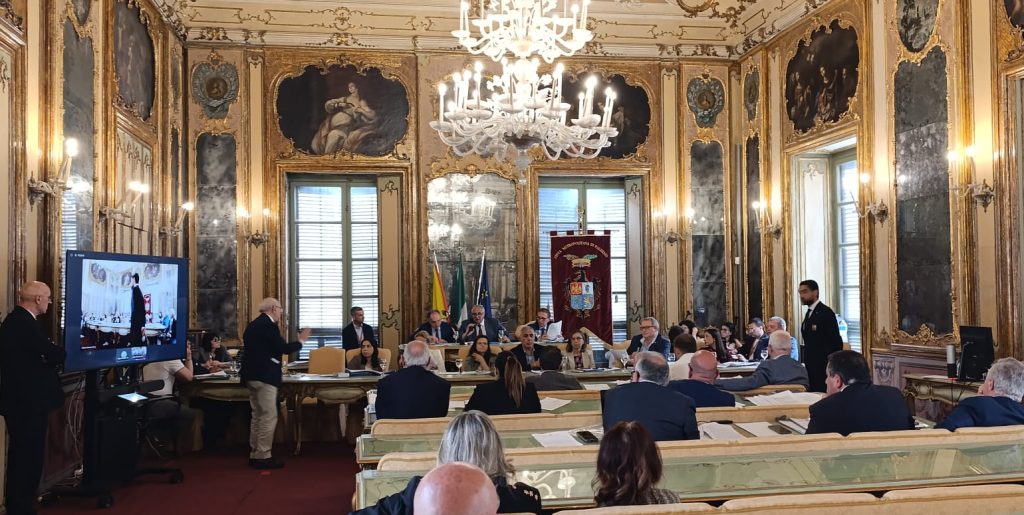 Consiglio Metropolitano riunito per l'approvazione del Regolamento